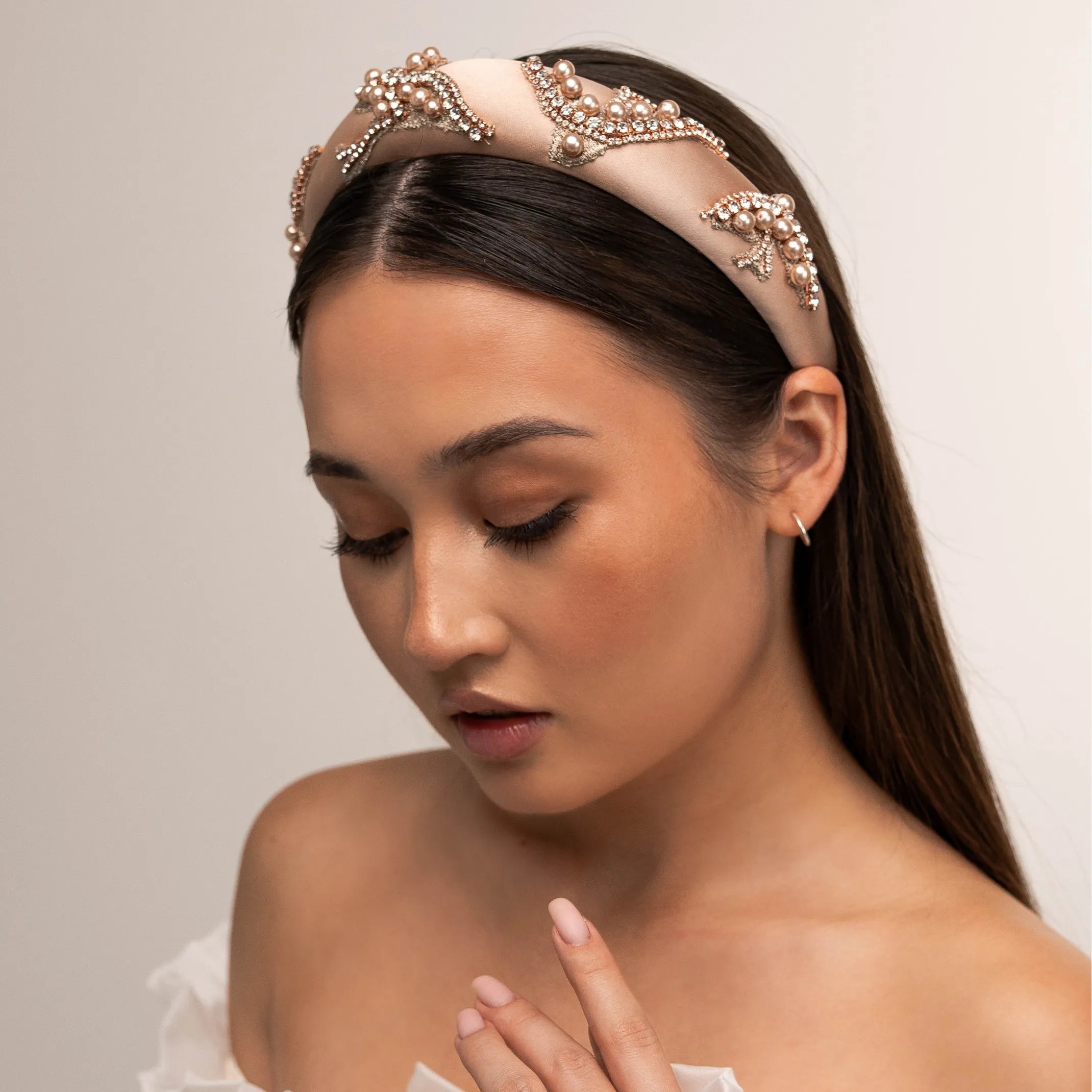 Обруч Крістен пудровий