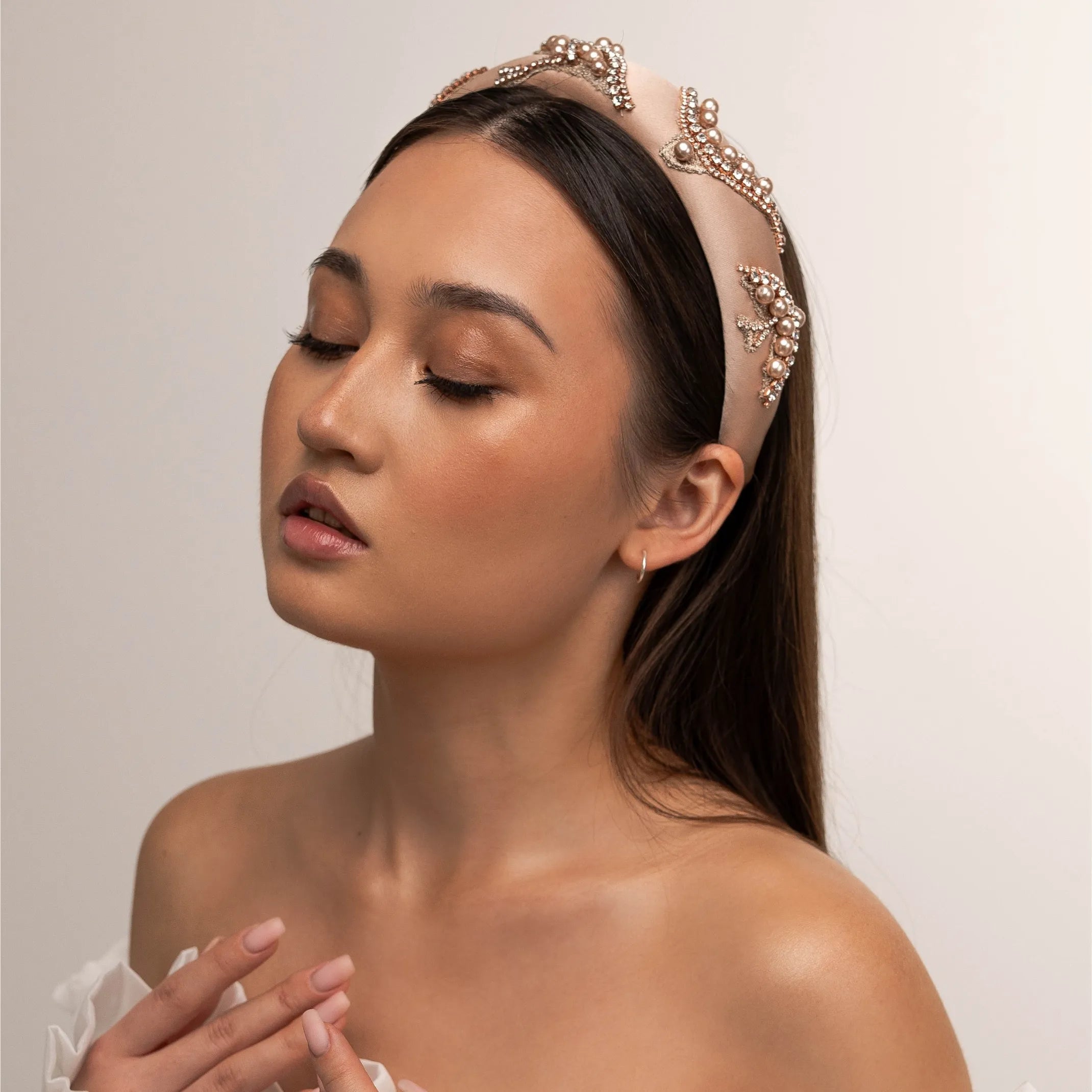 Обруч Крістен пудровий