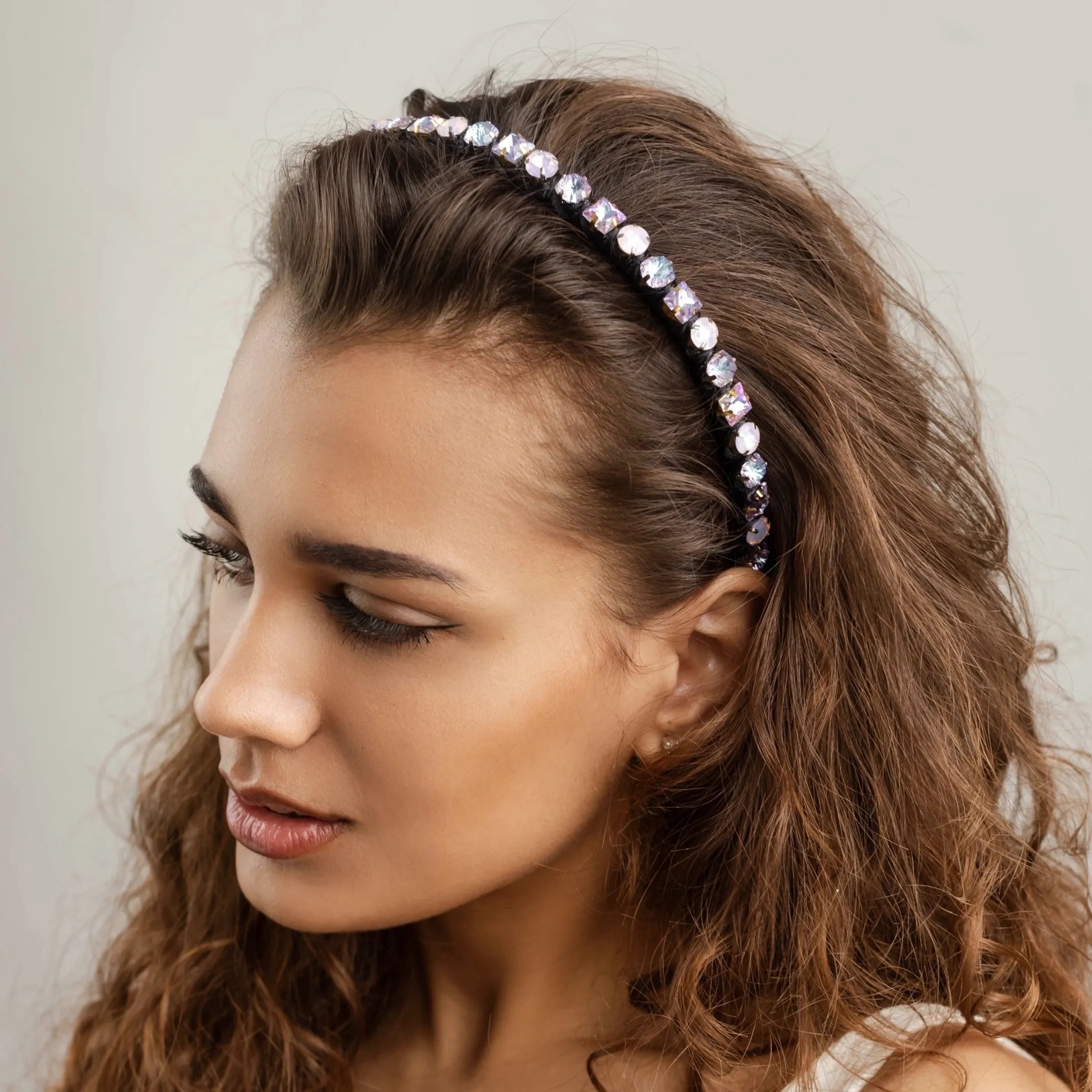 Обруч Анабель лавандовий