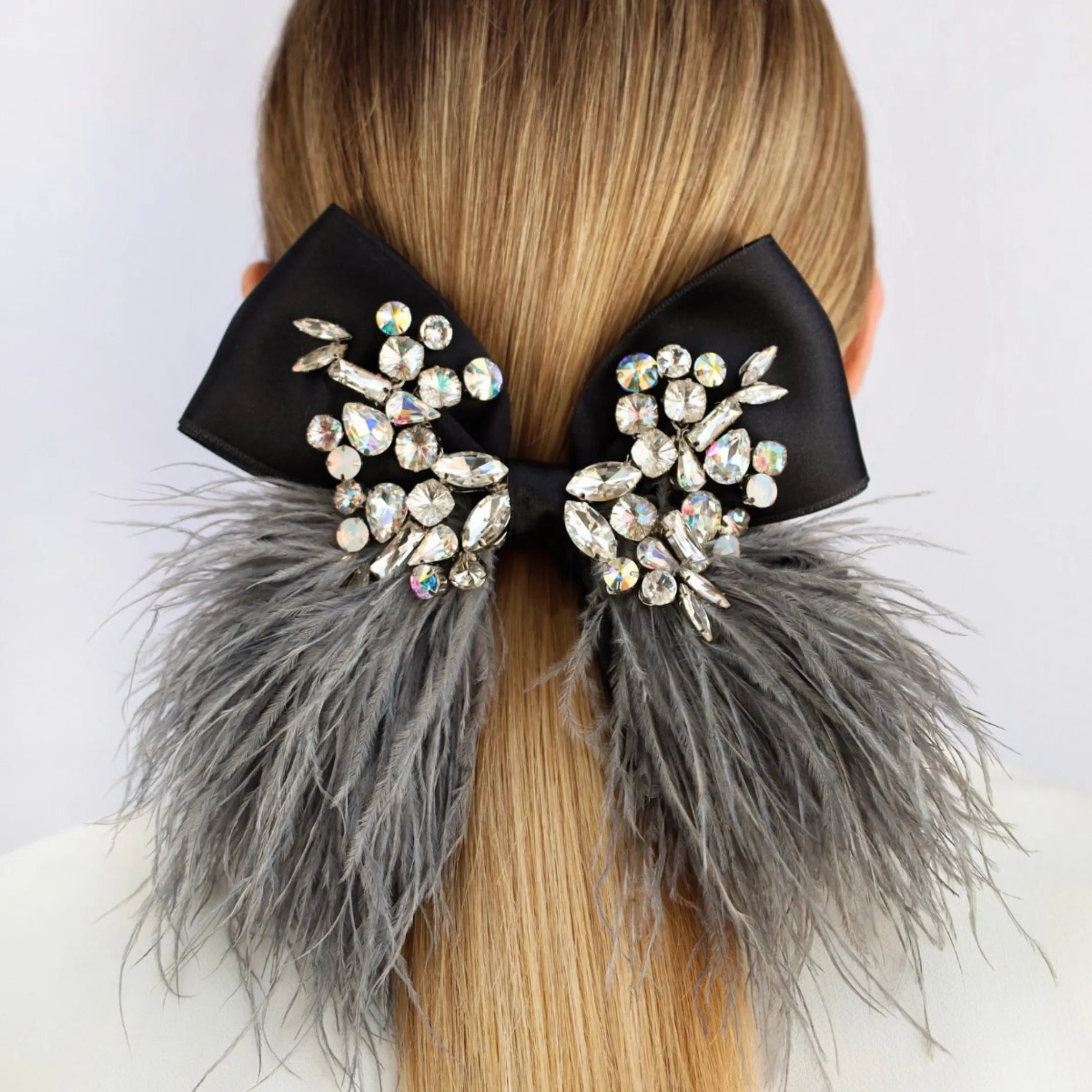 Бант Гілберт чорний із сірим