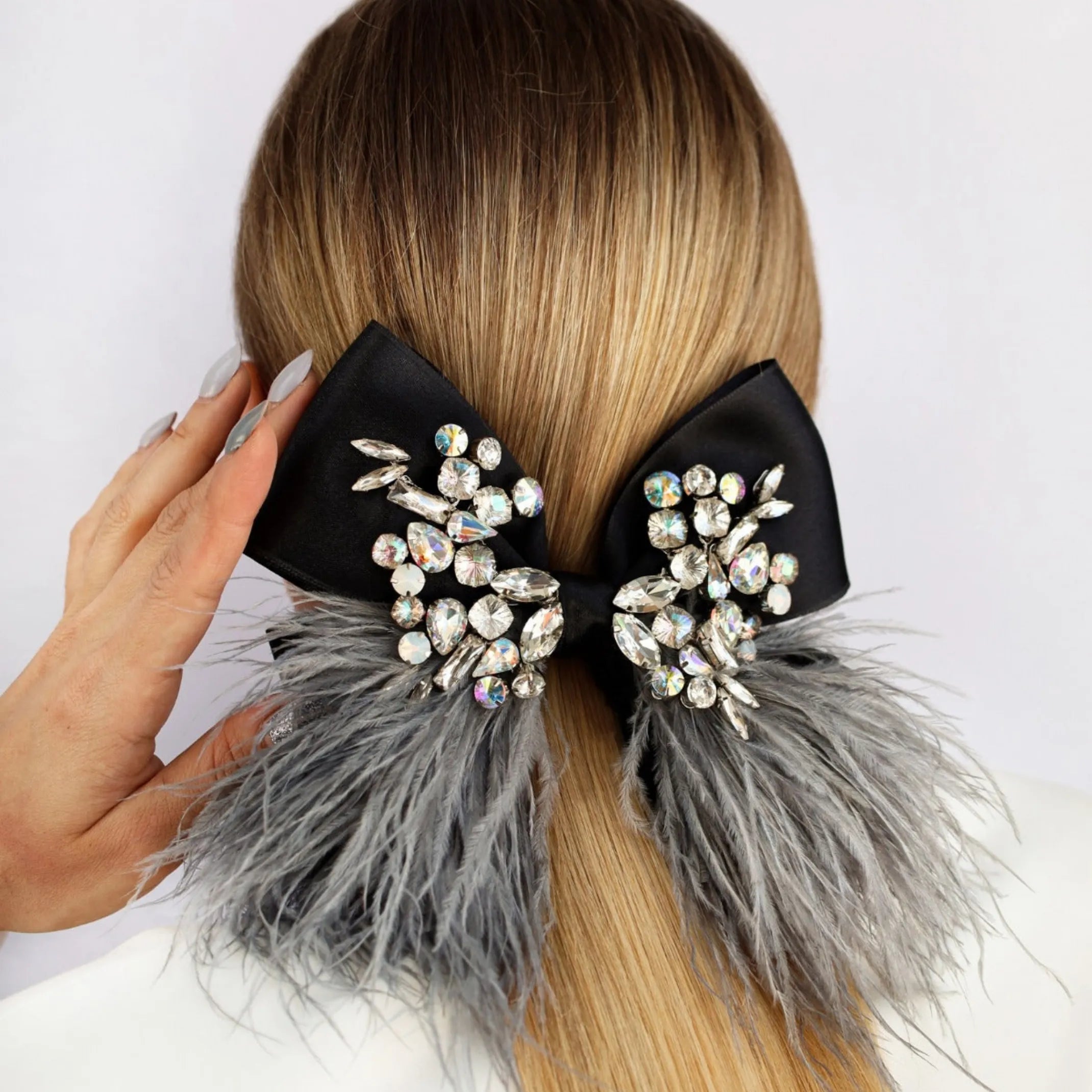 Бант Гілберт чорний із сірим